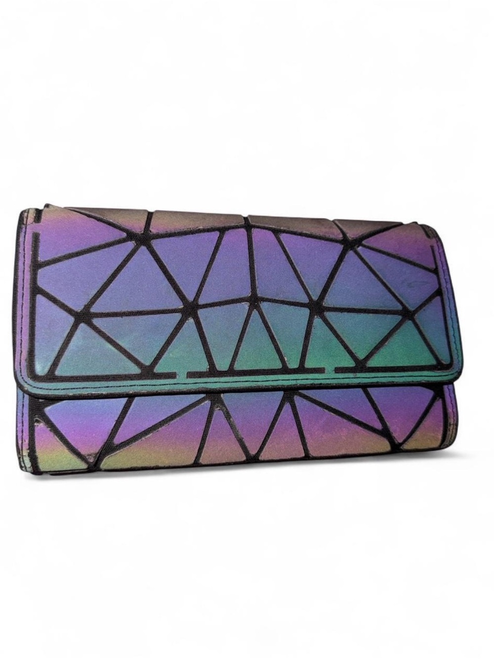 Reflective Geometric Backpack + Matching Wallet - Picture 2 of 5